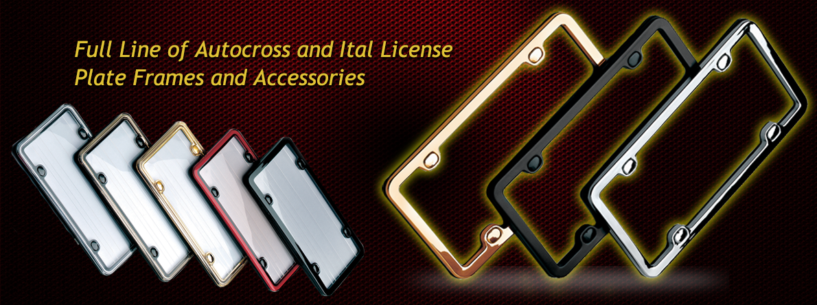 Ital Die Cast Metal License Plate Frame - Image 3