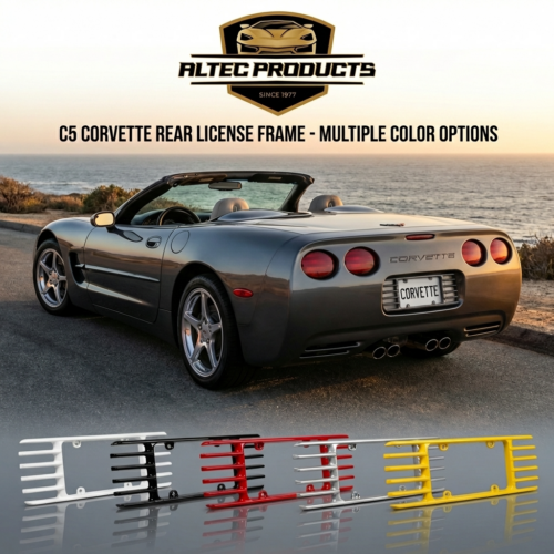 CORVETTE C5 REAR PHANTOM LICENSE FRAME