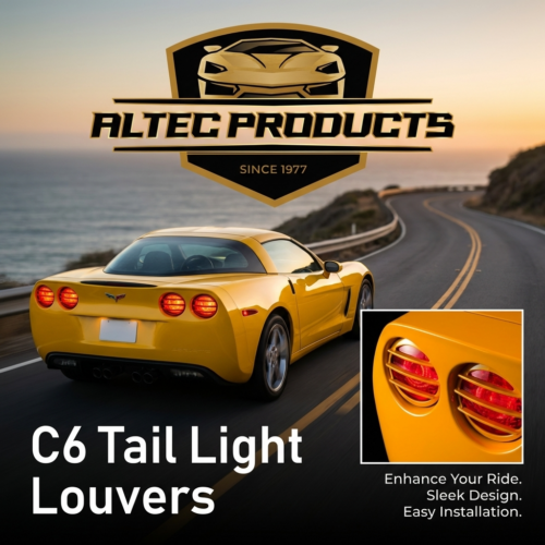 CORVETTE C6 TAILLIGHT LOUVERS