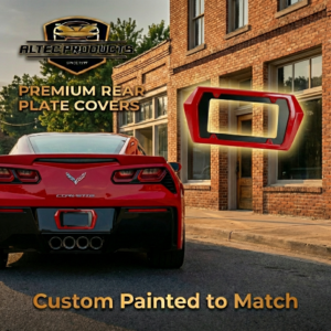 C7 Boomerang License Plate Frame