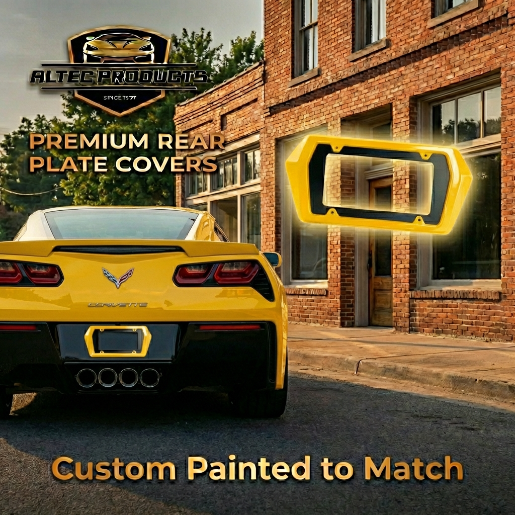 C7 Boomerang License Plate Frame - Image 2