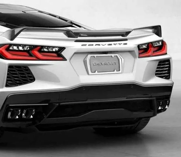 C8 Corvette Boomerang Rear License Frame - Image 3