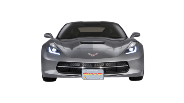 C7 Show-N-Go Front License Plate