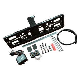 Euro Edition Show-N-Go Powered Front License Frame