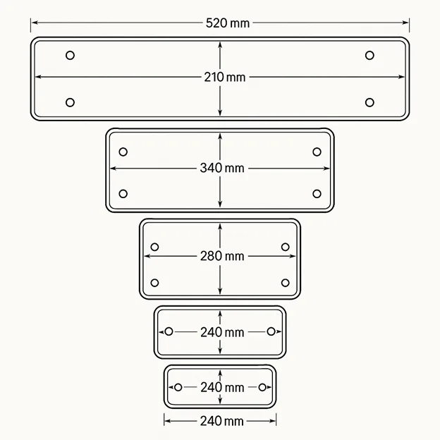 Euro Edition Show-N-Go Powered Front License Plate Frame - Image 2