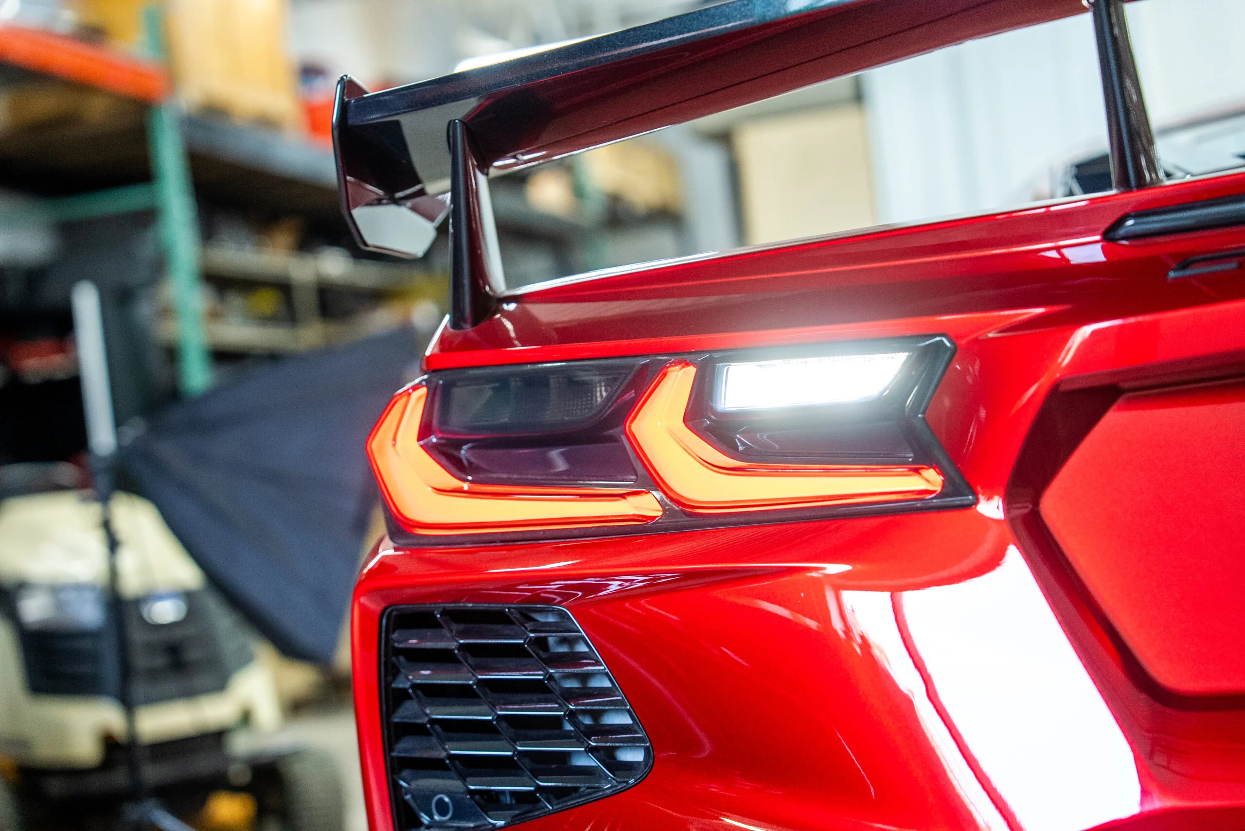 Corvette C8 Black/Smoke Tail Light Covers - Image 3