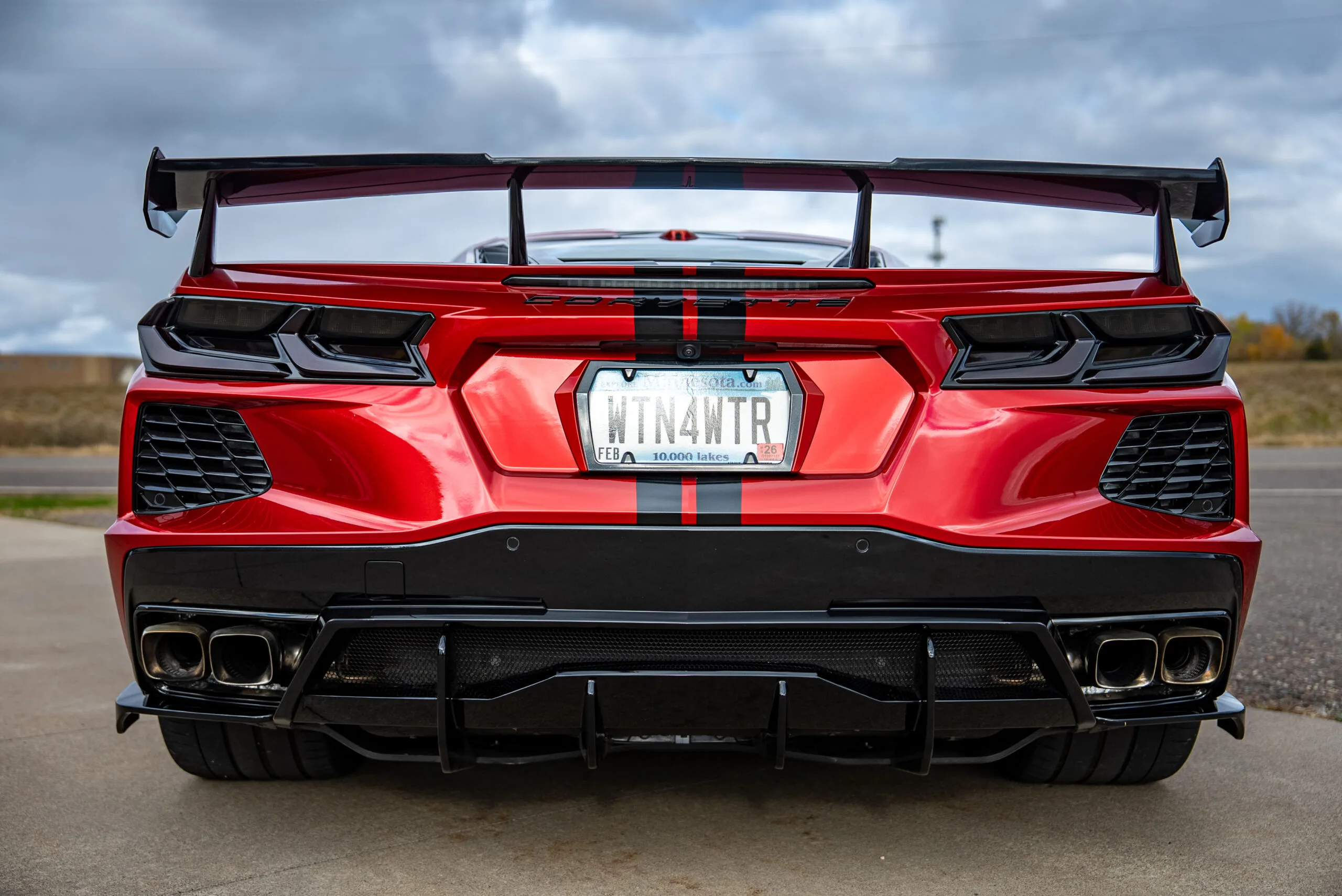 Corvette C8 Black/Smoke Tail Light Covers - Image 2