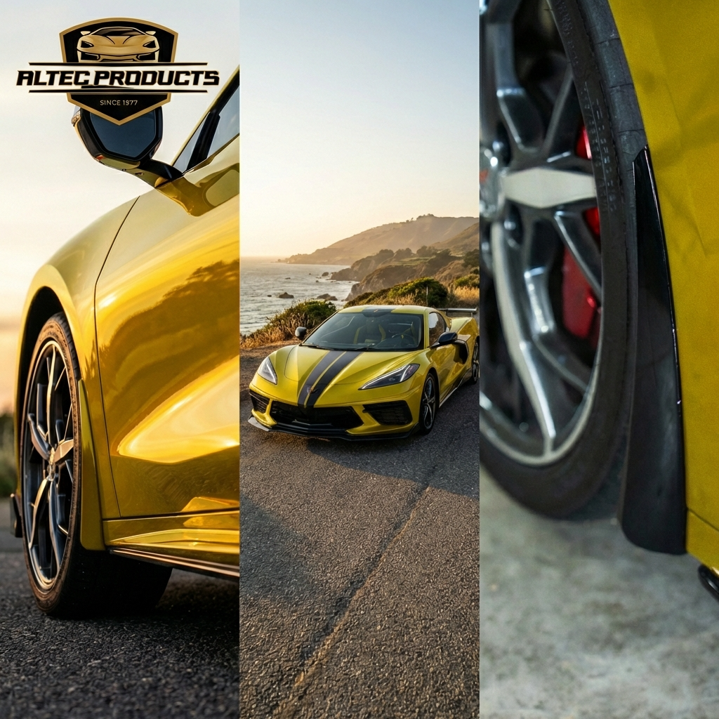 Corvette C8 Custom Molded Splash Guards - Image 4