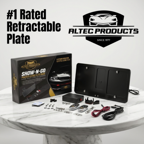 Altec Universal Show & Go Electronic Retractable License Plate System