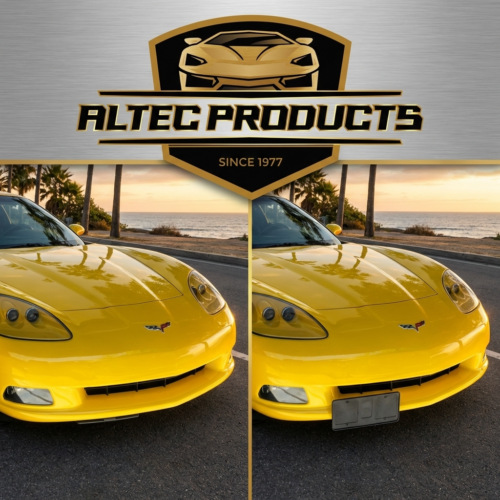 Altec Show & Go Retractable License Plate System for Corvette C5 and C6