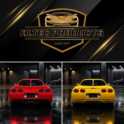 C5 Corvette Rear Window Trim Kit (1997–2002) – OEM+ Fit | Painted or Carbon Fiber